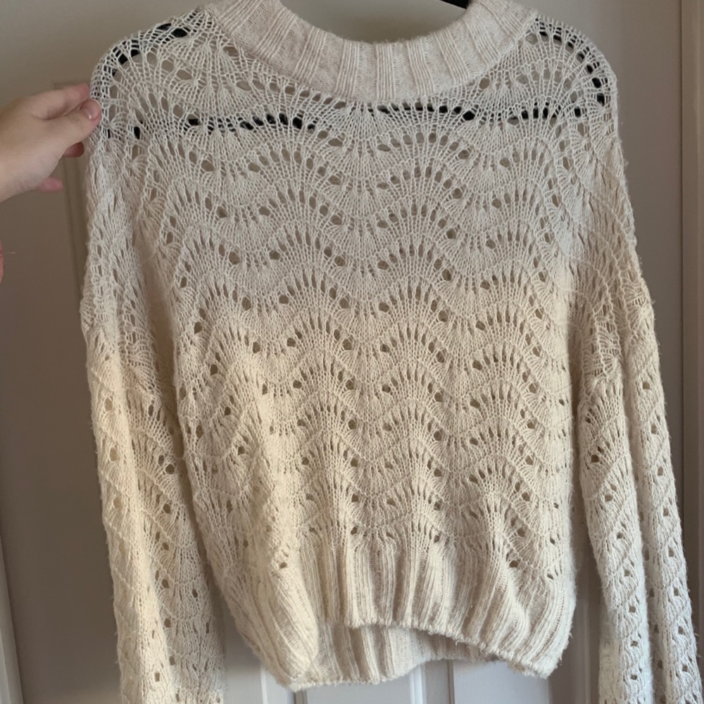 Open Weave Sweater